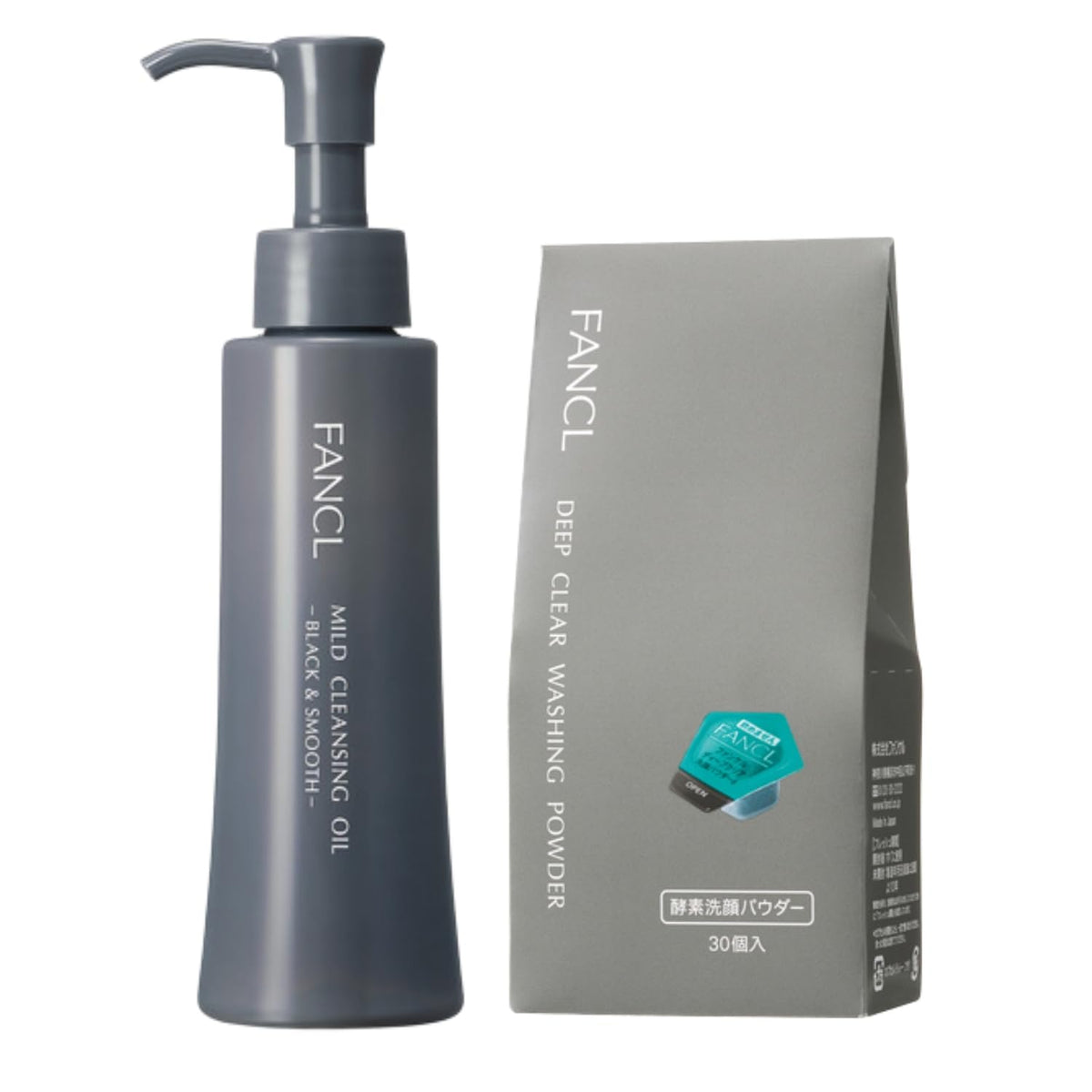 FANCL Oil-and-Powder-Cleansing — Keratin Plug Crush Technology