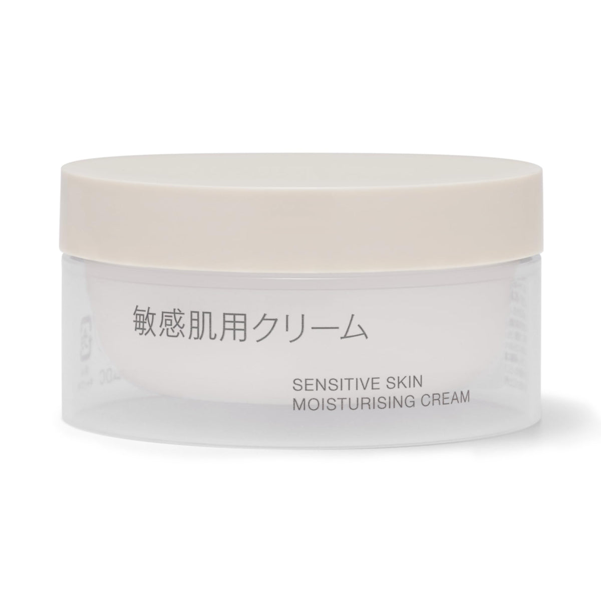 MUJI Sensitive Skin Moisturising Cream with Ceramide NP and Hyaluronic Acid, 50 g Jar