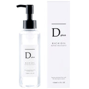 D Plus Rich Oil Repair Treatment 150 mL, Leave-In Hair Oil Treatment with Argan Oil, Shea Butter and Plant Extracts, Floral Scent, Made in Japan