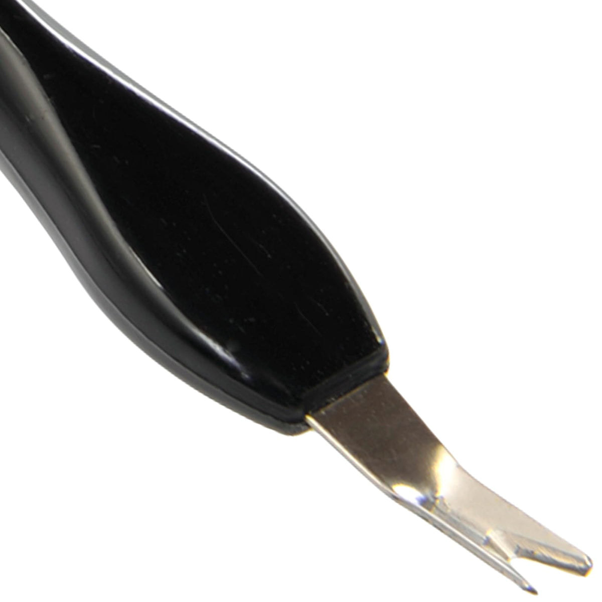 Ducato Cuticle Trimmer, Two-Step Cuticle Pusher and Forked Cutter in Black, 18 cm, Made in Korea