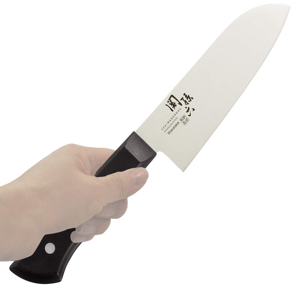 KAI Seki Magoroku Wakatake Small Santoku — 145 mm