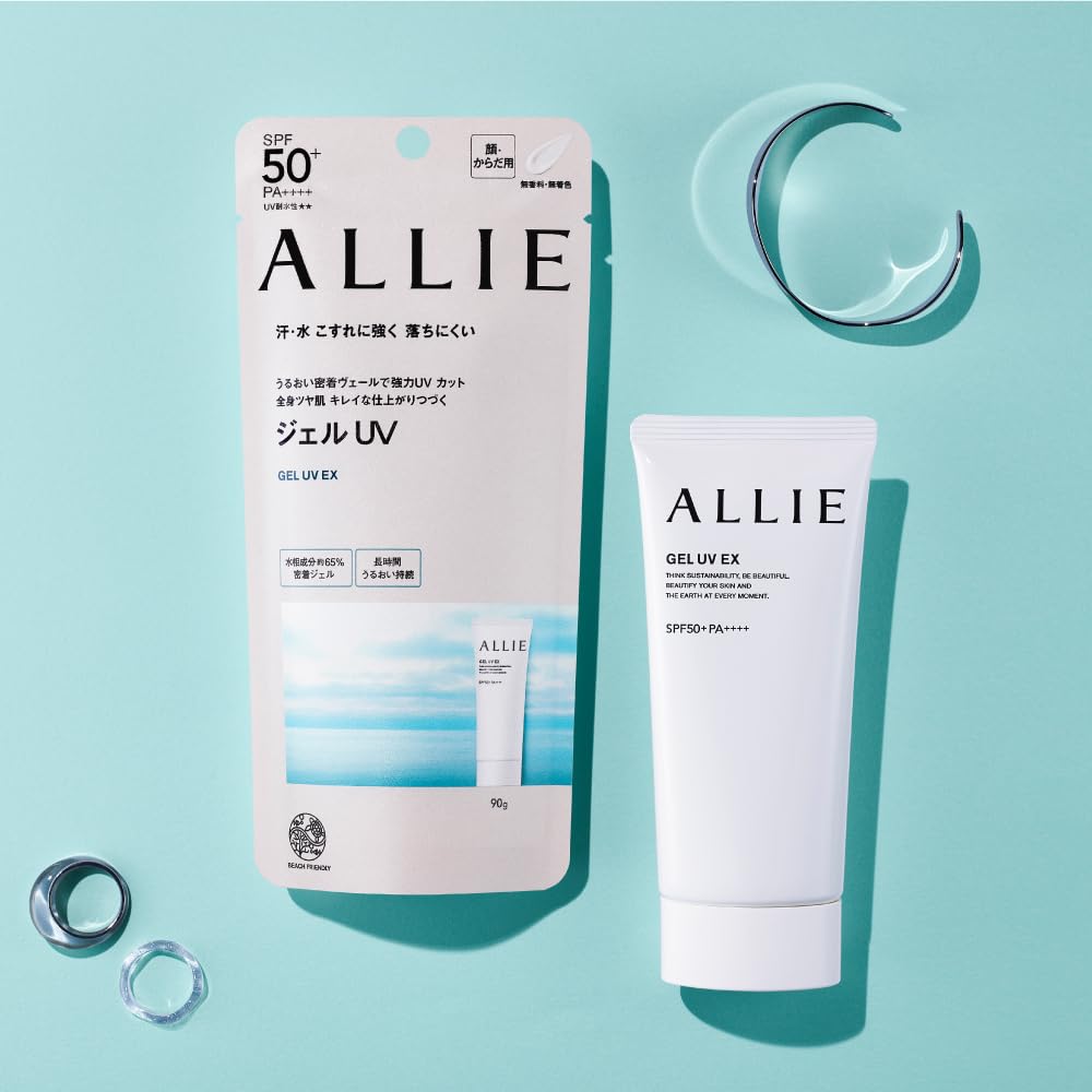ALLIE Chrono Beauty Facial Gel UV EX SPF50+ PA++++ Makeup Base, 60 g