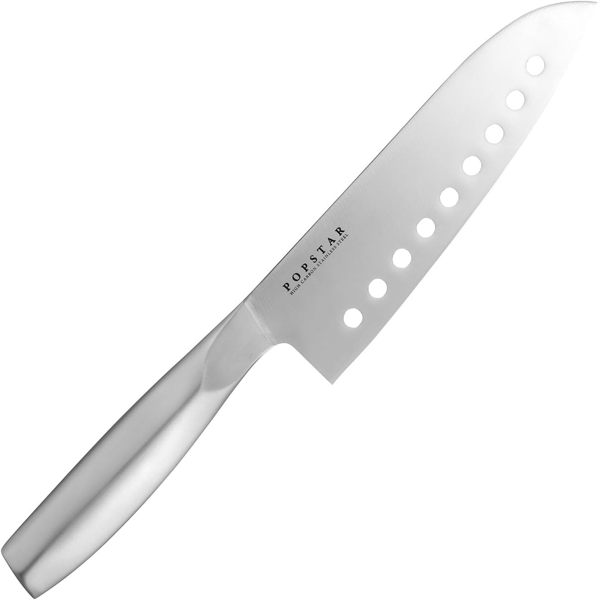 KAI Pop Star All-Stainless Santoku — Seamless Blade
