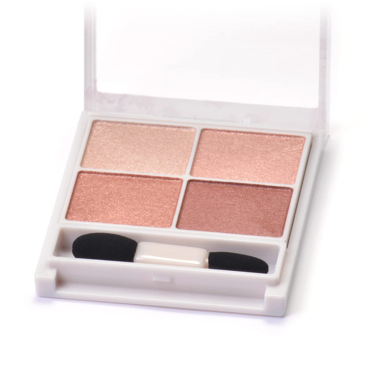 Canmake Silky Souffle Eyes, Glossy Pearl Four-Colour Eyeshadow Palette with Beauty-Serum Ingredients and a Double-Ended Tip, 4.8 g