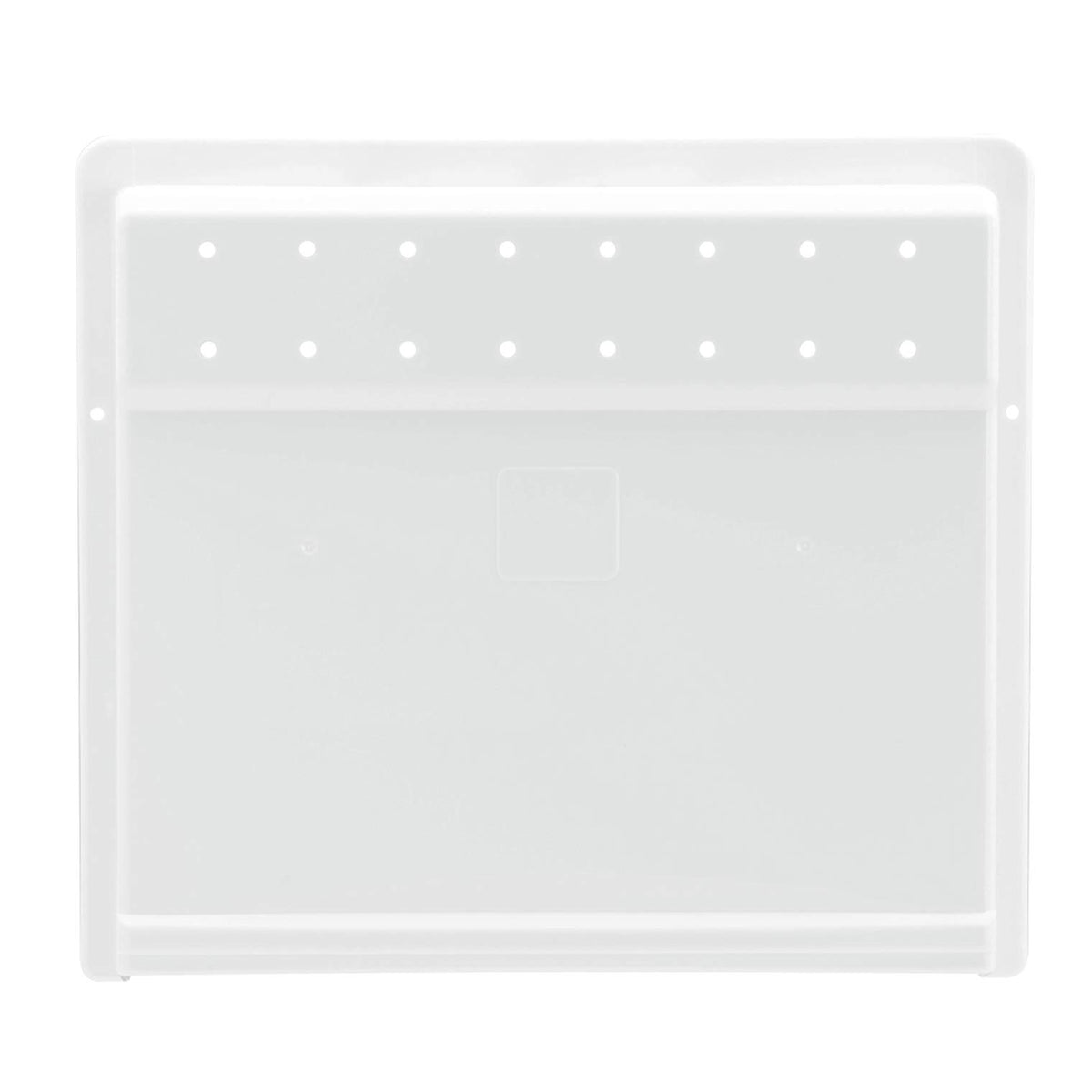 GAONA Under-Sink Door Knife Holder, Polypropylene Rack for Four Knives Fixed Inside a Cabinet Door, 24.1 x 3.95 x 21.35 cm and 140 g, White