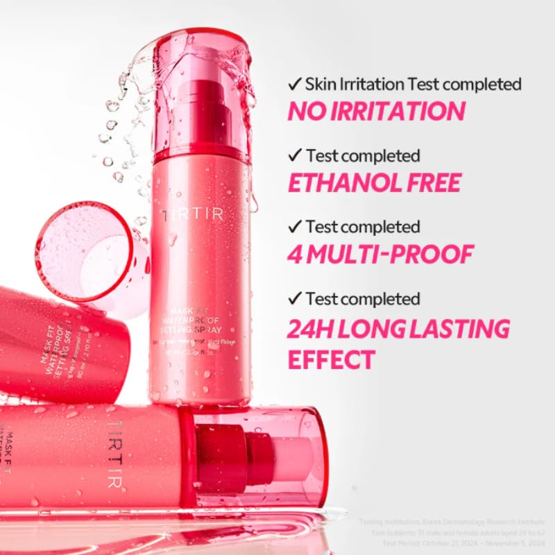 TIRTIR Make-up Fixer — Water‑Based Polymer Thin‑Film for Long‑Lasting Waterproof Hold