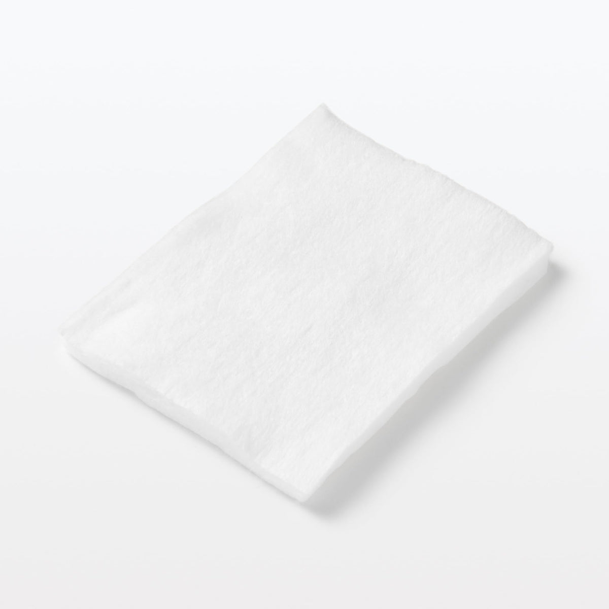 MUJI Cut Cotton, 180 Soft Long-Fibre Cotton Sheets for Skin Care, About 65 x 50 mm