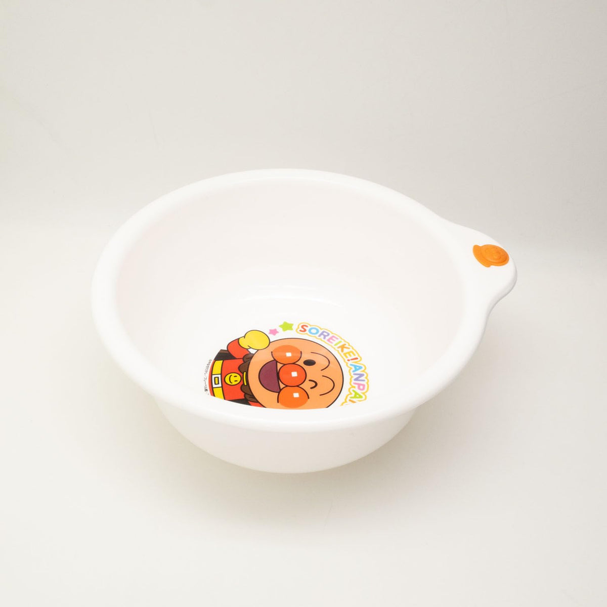 OSK Soreike! Anpanman Wash Bowl BA-13 Pink or White, 2.0 L Children's Bath Bowl 21.5 x 23.7 x 9.7 cm, Polypropylene, Made in Japan