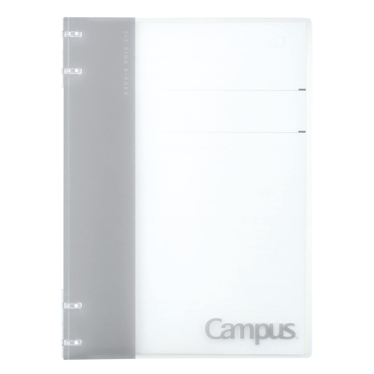 KOKUYO Campus Notebook-Style Loose-Leaf Binder B5 26-Hole NP704, Slim Binder with Separate Top and Bottom Rings and Up to 40 Sheets, 264 x 195 x 14 mm, Light Blue, Navy, Pink, Grey or Yellow