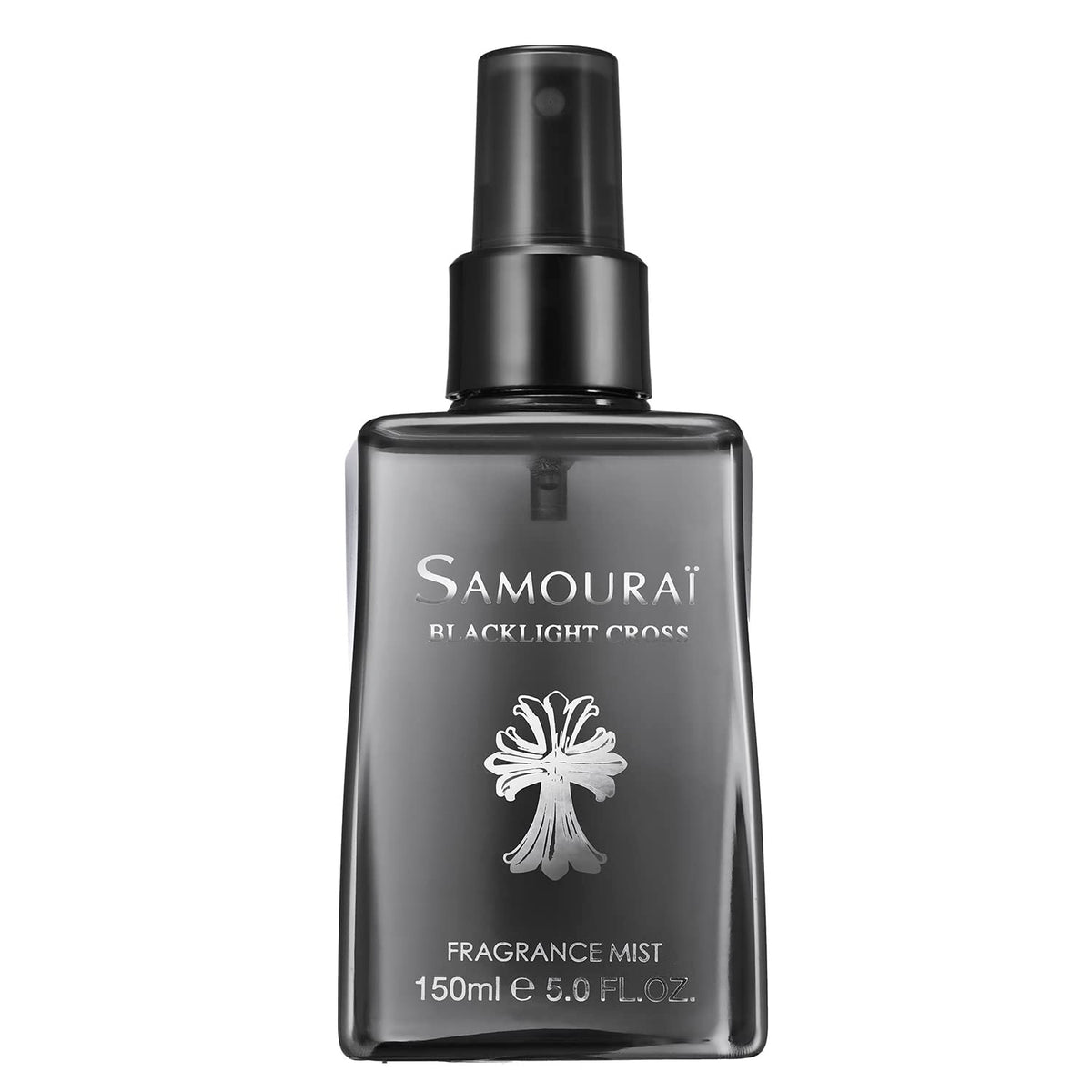 Samourai Blacklight Cross Fragrance Mist 150 mL, Sweet Calm Scent Body and Hair Mist, Travel Size Spray