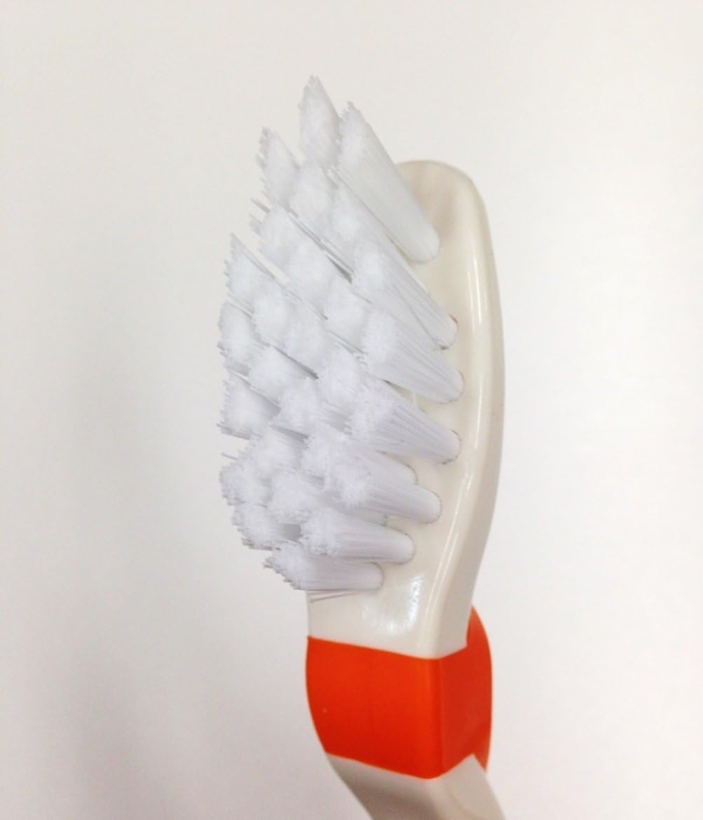 Ohe Laundry Wash Fit Shoe Brush, Slim Washing Brush with Soft-Grip Handle for Sneakers, 23 x 4 x 2.5 cm, 1 Brush, 2-Brush Set or 2 Sets