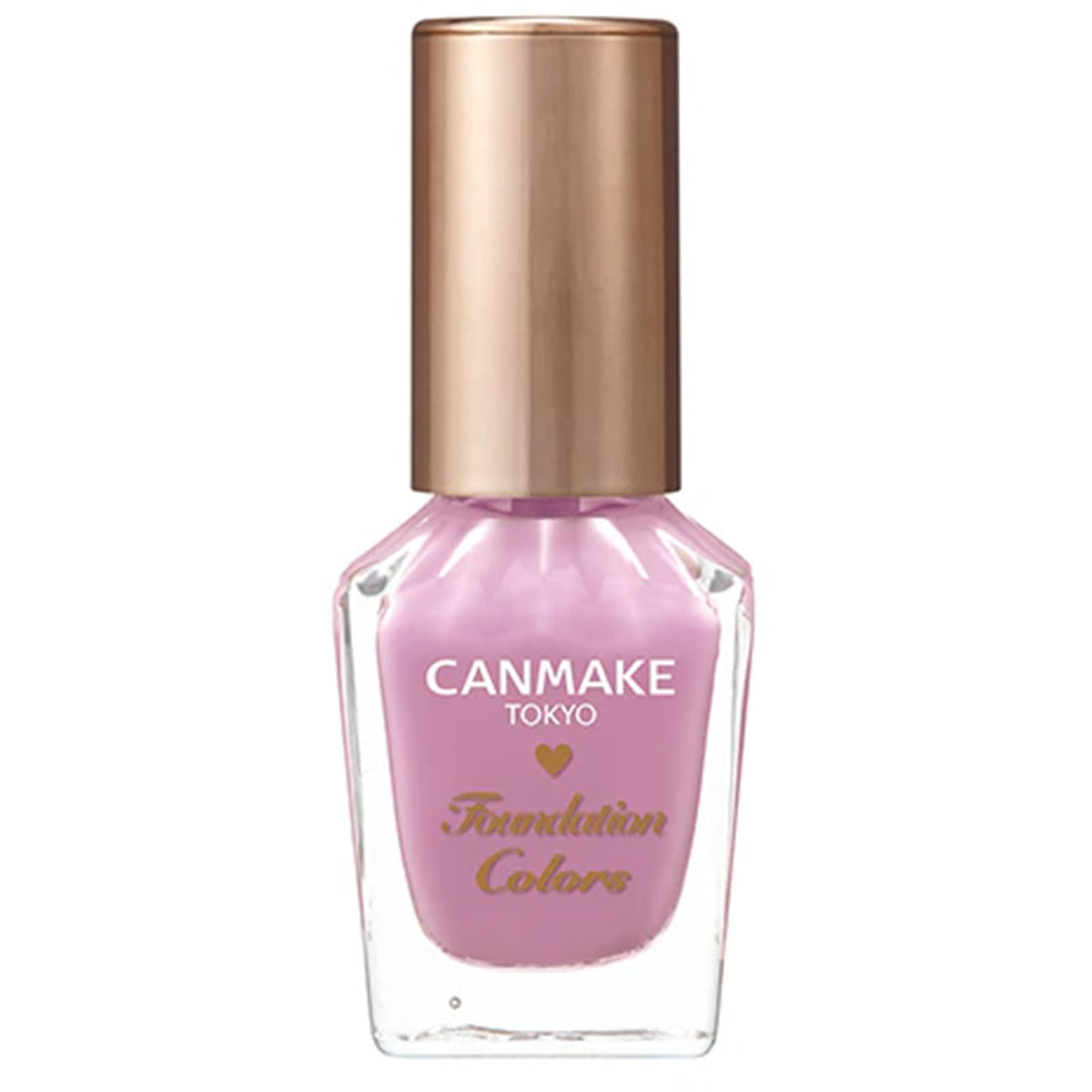 Canmake Foundation Colors, Sheer Quick-Dry Nail Foundation that Also Works as a Base Coat with a Round Brush, 8 mL