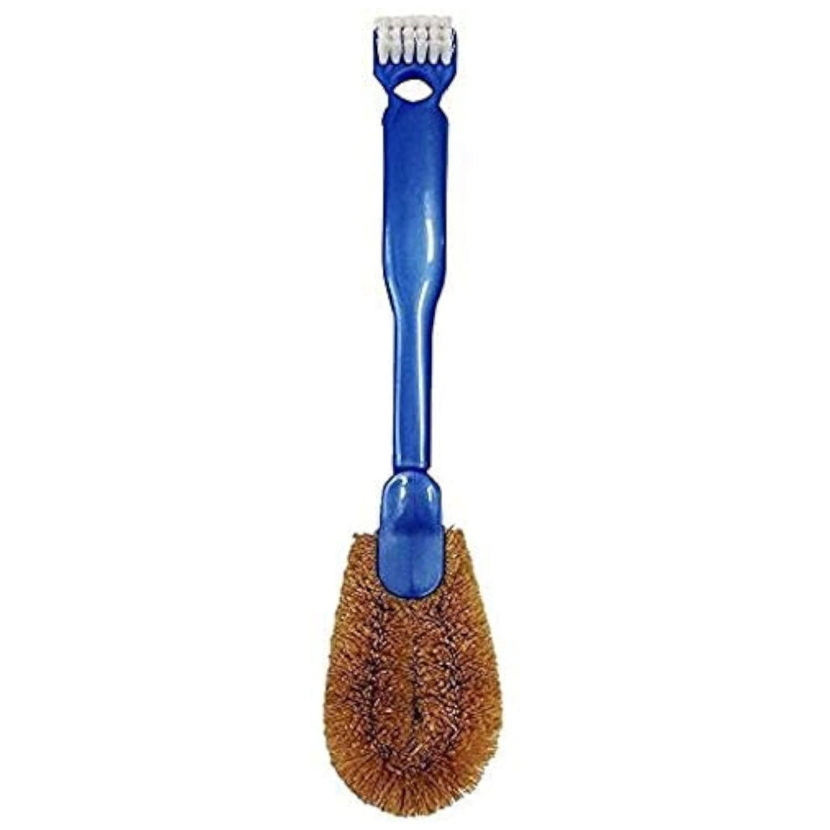 Ohe My Laundry Kids Shoe Cleaner Brush, Coir Brush, Mini Brush and Scraper in One Handle, About 25.5 x 5 x 4 cm, 48 g, Blue