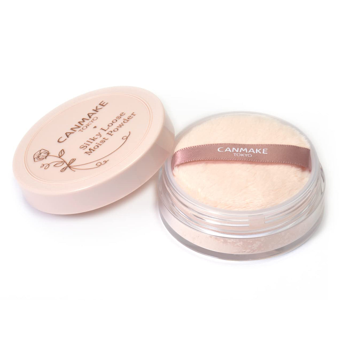 Canmake Silky Loose Moist Powder SPF23 PA++, Soft-Focus Moisturising Loose Face Powder with 27 Beauty Ingredients, 6 g