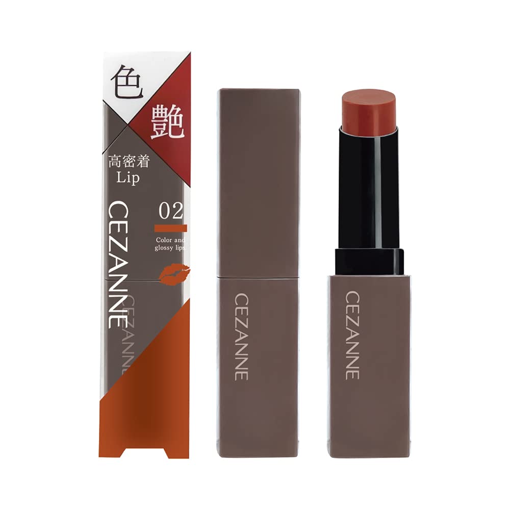 Cezanne Lip Color Shield Gel-Film Lipstick, Long-Wearing Sheer Colour Lip with Five Moisturising Ingredients, 3.7 g, 8 Shades