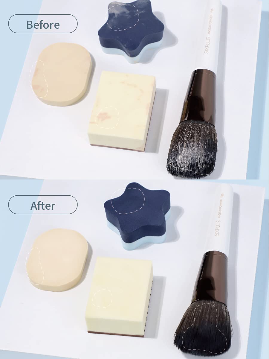 SIXPLUS Makeup Brush Cleaner — Surfactant‑Based Emulsification
