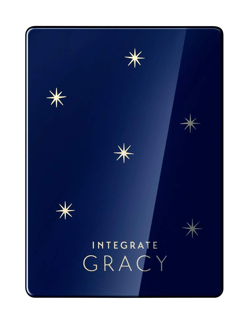 Integrate Gracy Compact Case E, Navy Sparkle Mirror Case for Powdery Foundation Refills, Model 05890