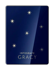 Integrate Gracy Compact Case E, Navy Sparkle Mirror Case for Powdery Foundation Refills, Model 05890