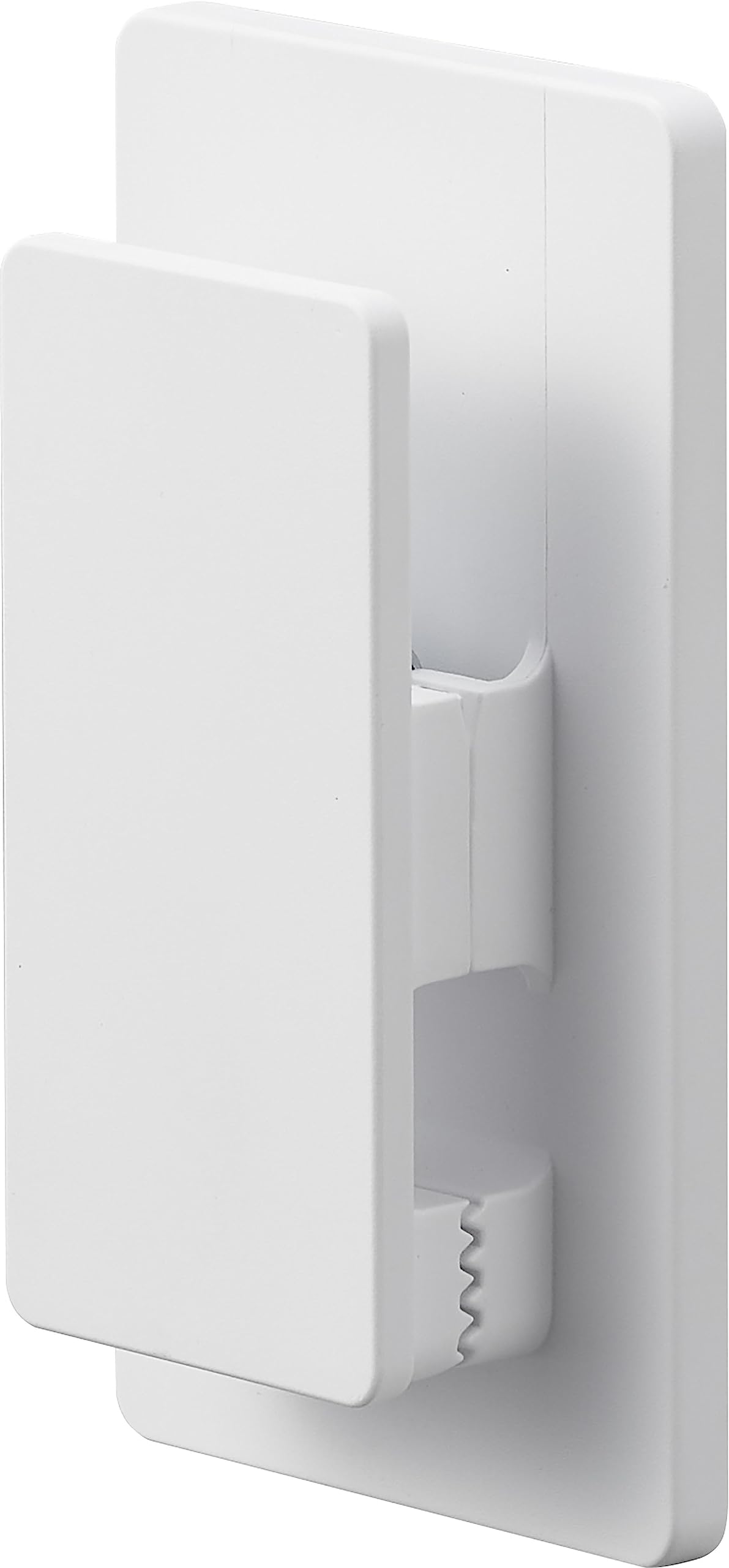 Yamazaki Tower Magnet Clip Set of 2, Clips for Cloths, Aprons and Tubes on Steel Surfaces, 4.5 x 2 x 8 cm and 50 g Each, Holds 500 g Each, White or Black