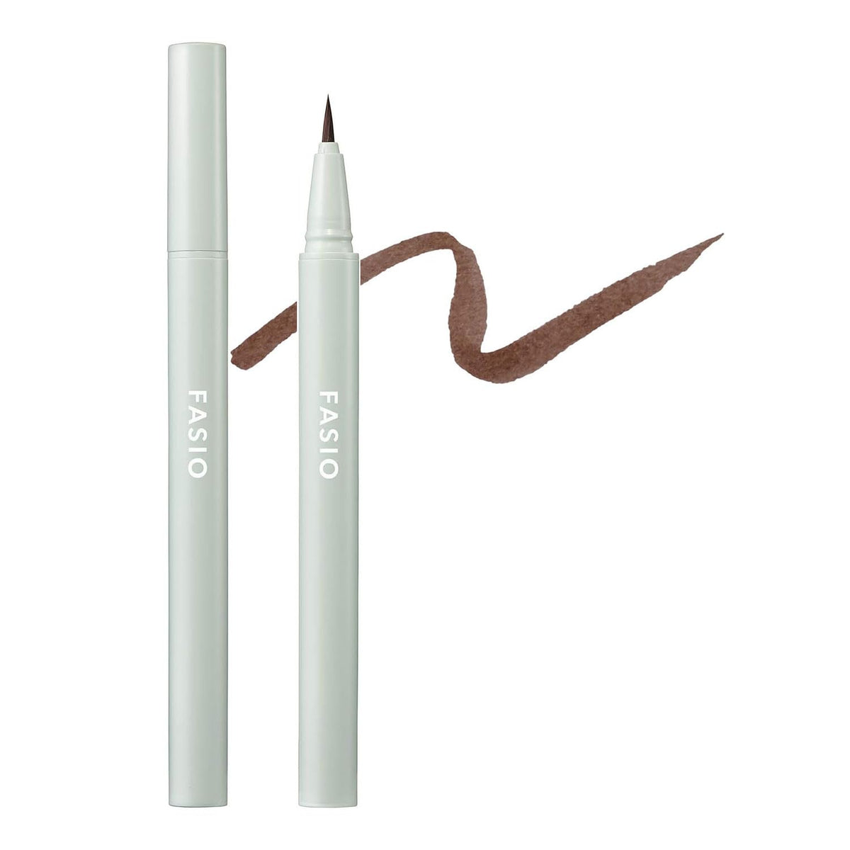 FASIO Waterproof Liquid Eyeliner, Smudge-Proof Fine-Tip Eye Liner Pen, Fragrance-Free, 0.4 mL
