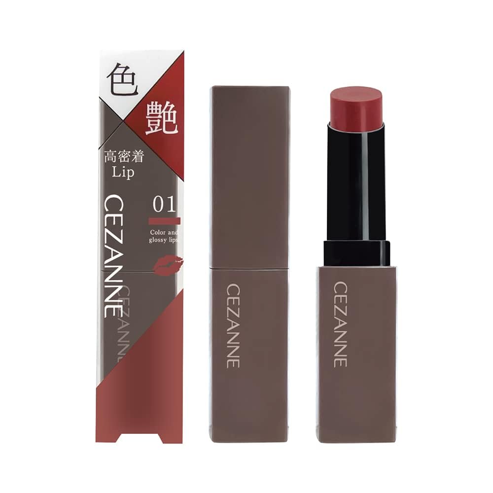 Cezanne Lip Color Shield Gel-Film Lipstick, Long-Wearing Sheer Colour Lip with Five Moisturising Ingredients, 3.7 g, 8 Shades