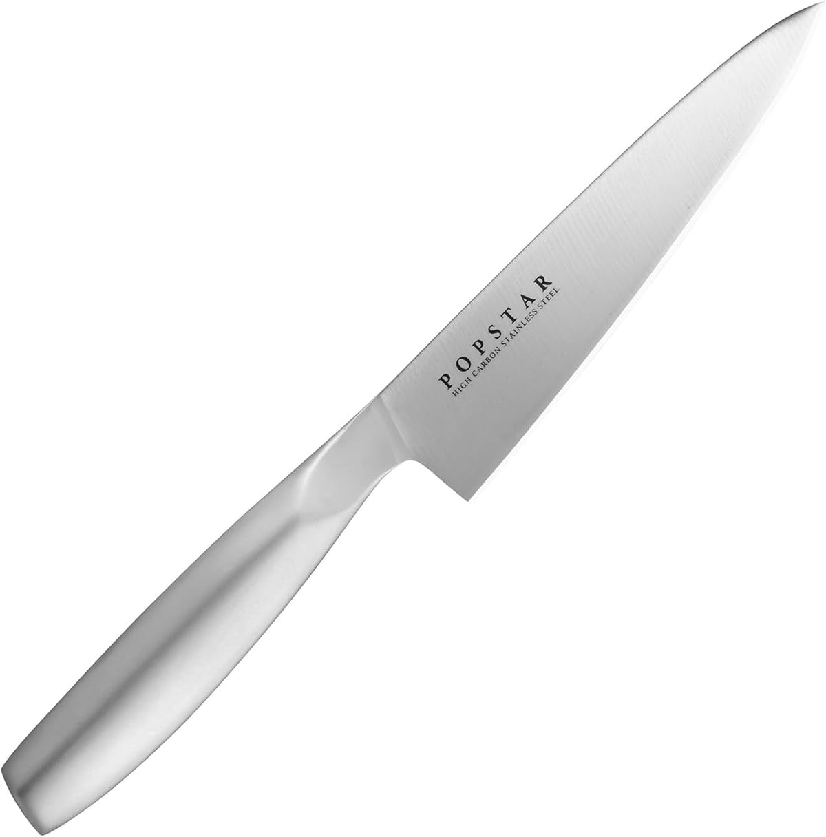 KAI Pop Star All-Stainless Santoku — Seamless Blade