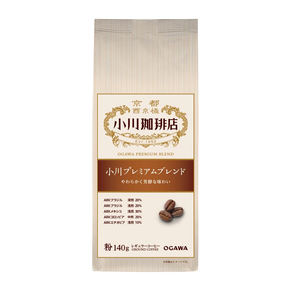 Ogawa Coffee Shop Ground Coffee 140 g, Coffee Shop Blend, Soft Mellow Blend, Blue Mountain Blend Or Kilimanjaro Blend