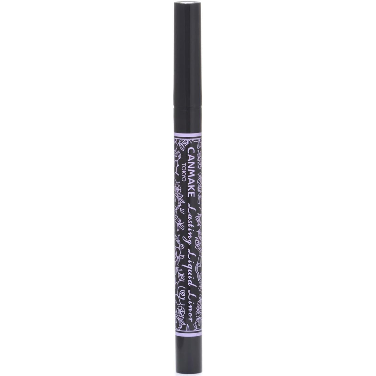 Canmake Lasting Liquid Liner, 0.1 mm Ultra-Fine Quick-Drying Liquid Eyeliner that Resists Water, Sweat, Tears and Sebum and Washes Off with Warm Water