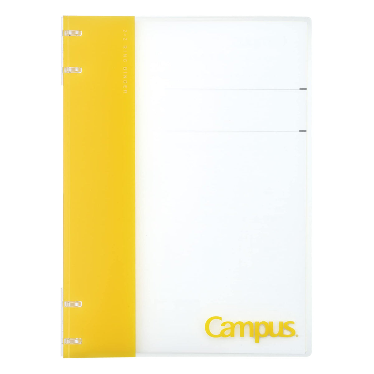 KOKUYO Campus Notebook-Style Loose-Leaf Binder B5 26-Hole NP704, Slim Binder with Separate Top and Bottom Rings and Up to 40 Sheets, 264 x 195 x 14 mm, Light Blue, Navy, Pink, Grey or Yellow