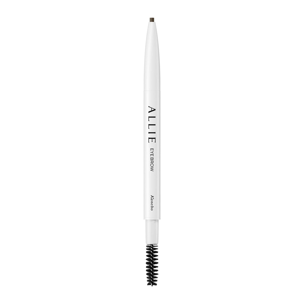 Allie Waterproof Eyebrow Pencil N DBR Dark Brown, Retractable Brow Pencil with Brush, Smudge-Resistant, 0.15 g