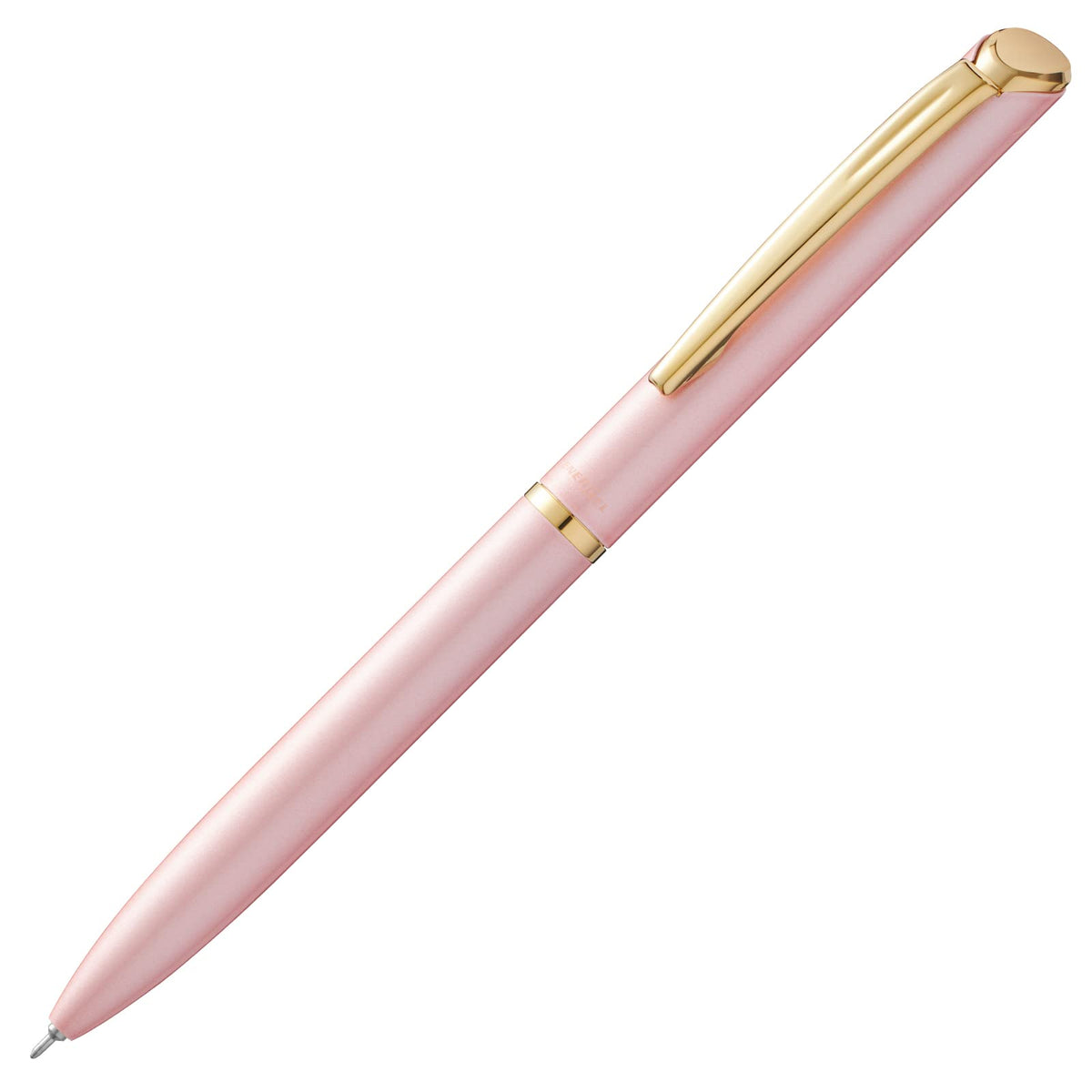 Pentel EnerGel Philography Gel Ink Ballpoint Pen 0.5 mm, Rotary Slim Brass Barrel Pen with Fast-Drying Black Ink, 20 x 15 x 150 mm and 25 g, Black, Silver, White, Brown, Blue, Red and Pastel Colours