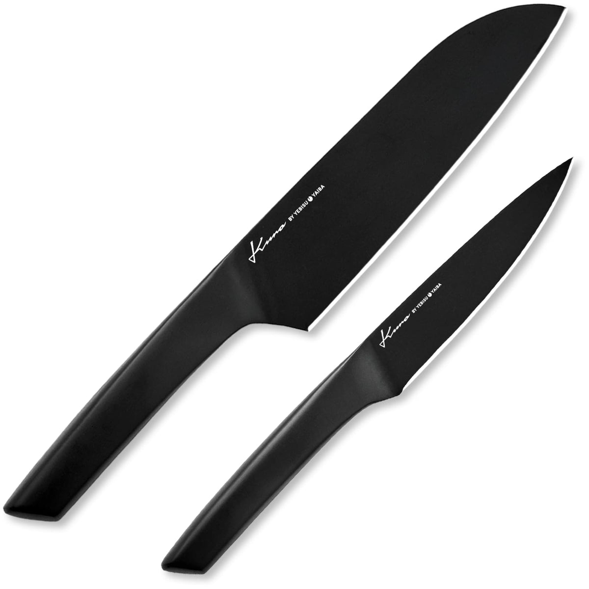 Kuro by Yebisu Yaiba Black Knife — Santoku, Petty Or Set