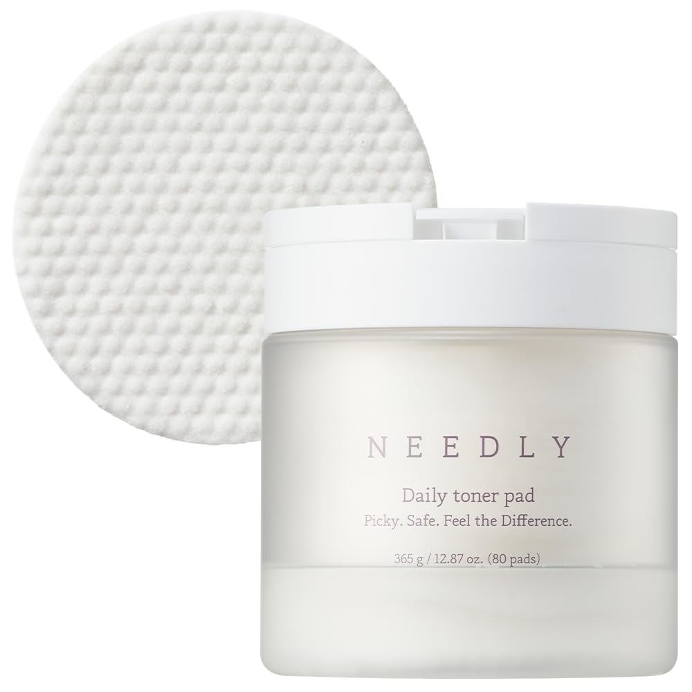 Wipe-Off Toner Pads for Morning and Night, Daily, Anti-Trouble or Vita C Glow Jelly, 60 or 80 Pads