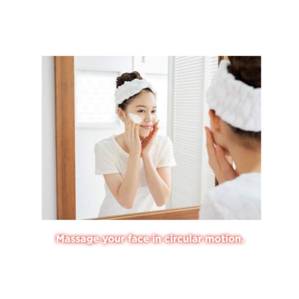 momo puri Cleansing Wash, 150 g, Peach Ceramide and Lactobacillus Foam Face Wash that Removes Makeup