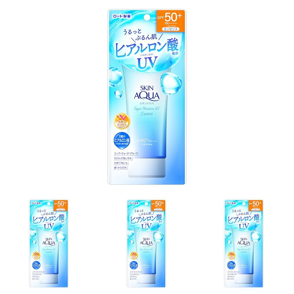 ROHTO Skin Aqua Super Moisture UV Essence SPF50+ 80g