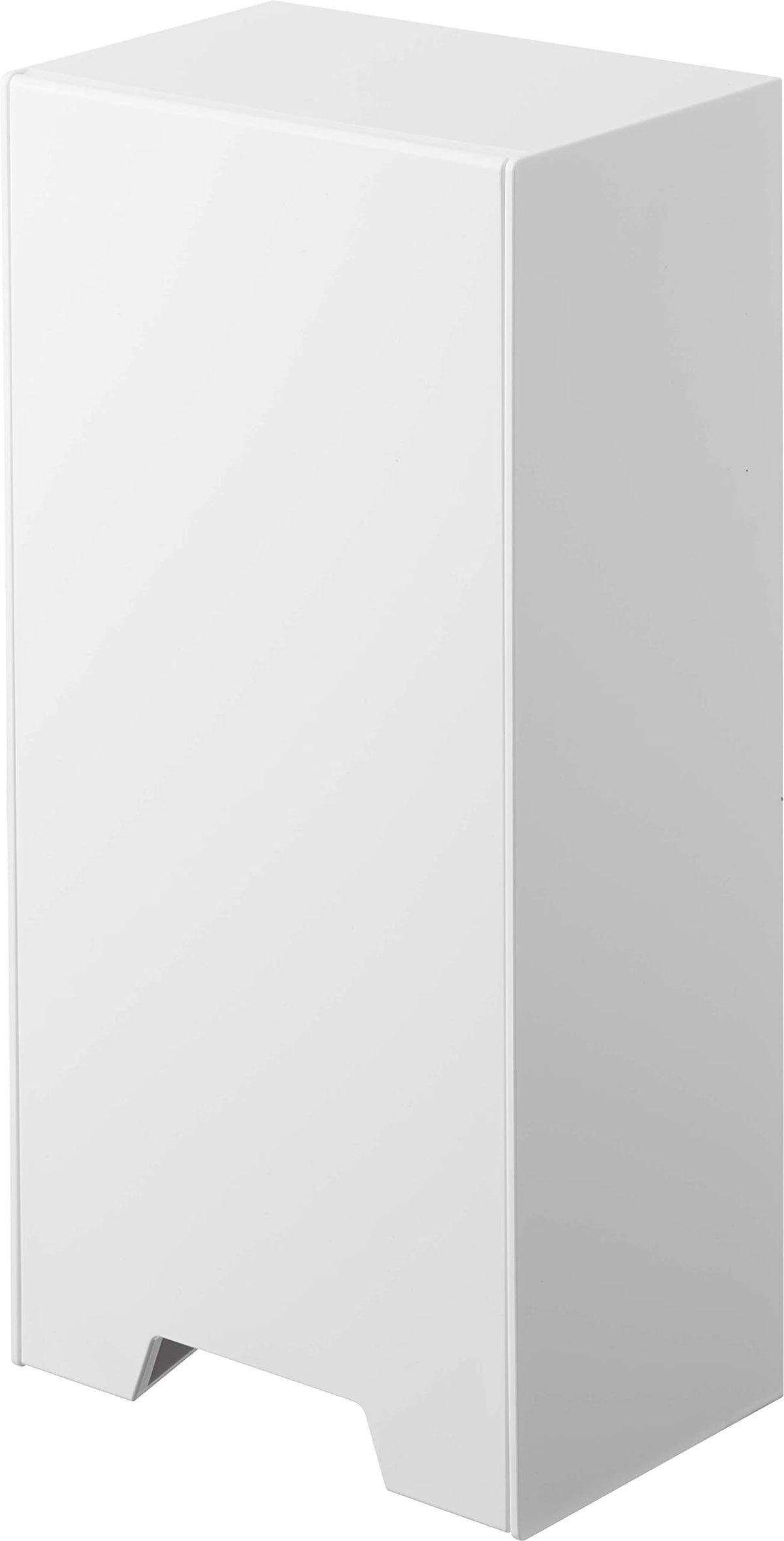 Yamazaki Tower Two-Way Shopping Bag Stocker, Magnetic Dispenser Box for Plastic Bags, 14 x 10.2 to 18.7 x 30 cm and 860 g, White or Black