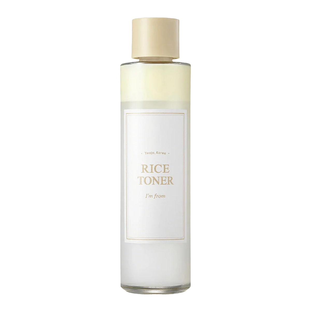 I'm from Rice Toner, Double-Layer Rice Extract Essence Toner with Niacinamide and Adenosine for Glowing, Smooth Skin, 150 mL