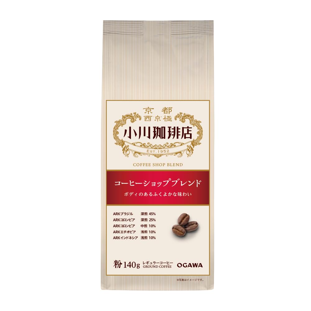 Ogawa Coffee Shop Ground Coffee 140 g, Coffee Shop Blend, Soft Mellow Blend, Blue Mountain Blend Or Kilimanjaro Blend