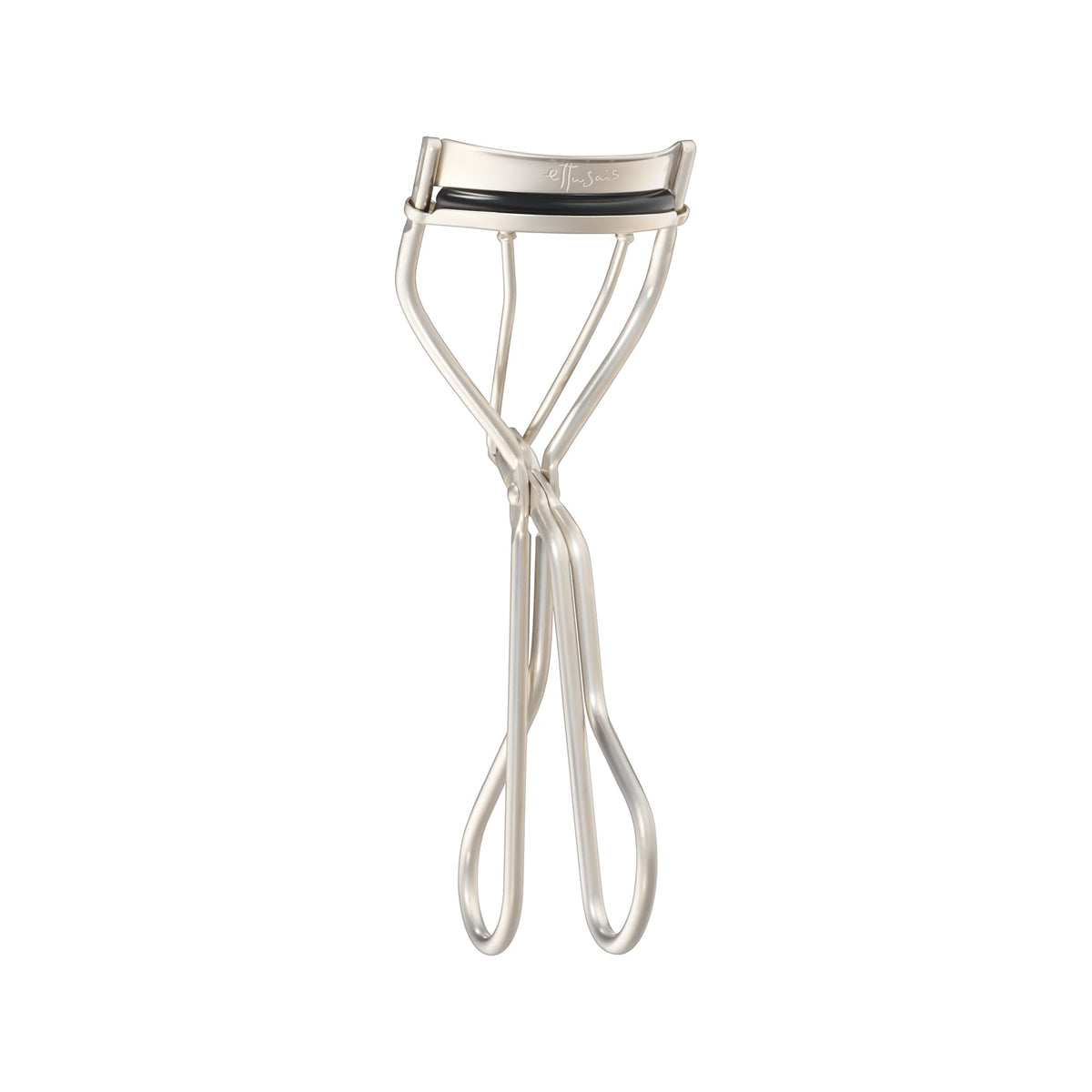 Ettusais Eyelash Lift Curler, Silver Eyelash Curler That Fits the Lash Root with Round Cushion Rubber, Made in Japan