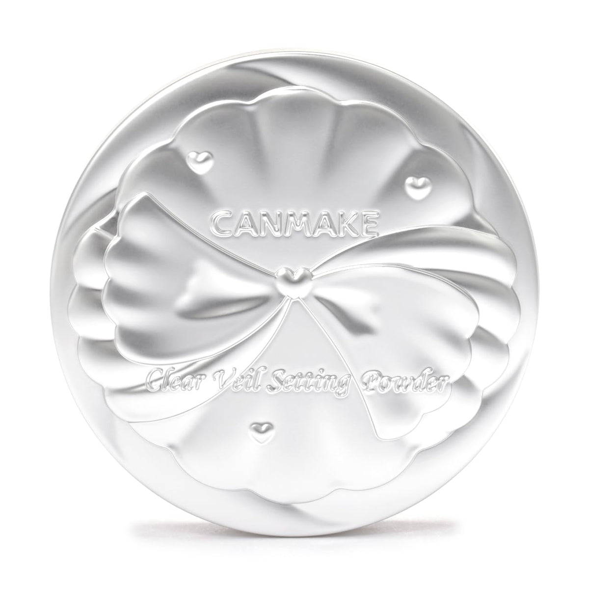 Canmake Clear Veil Setting Powder 01 Mistic Clear, 6.2 g Pressed Face Powder with Puff and Mirror, Freeze-Dried Fine Powder for a Sheer Soft-Focus Finish and Oil Control