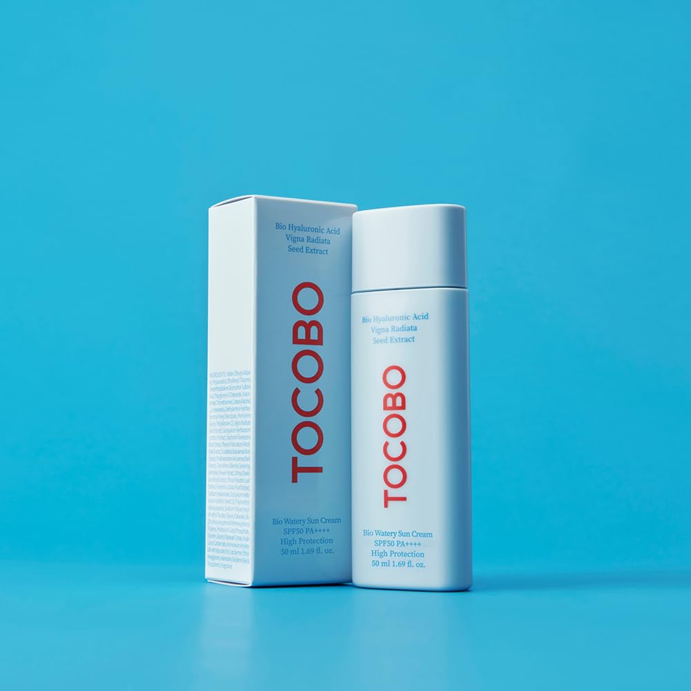 TOCOBO Bio Watery Sun Cream, SPF50+ PA++++ Watery Daily Sunscreen with Hyaluronic Acid, 50 mL