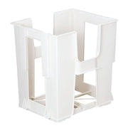 Tombo Newspaper Stocker, Polypropylene Rack for Newspapers and Magazines, 36.5 x 28.5 x 36.5 cm, Made in Japan, White