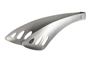 Aux Leye Fingertip Server Tongs, Stainless Steel Serving Tongs for Salad and Rolls, 21 cm, Made in Japan, Silver Without Box or With Gift Box
