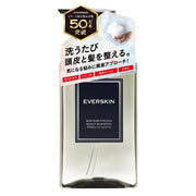 EVERSKIN Rich Foam Scalp Shampoo for Men, Amino Acid Silicone-Free Shampoo with Botanical and Marine Extracts, Floral Fruity Scent, 300 mL