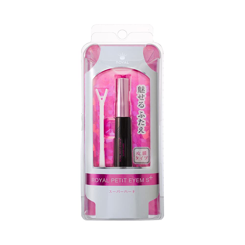 Film-Type Double-Eyelid Forming Liquid, Super Hard Type, Quick-Drying, Water-Resistant, 6 mL With Pusher