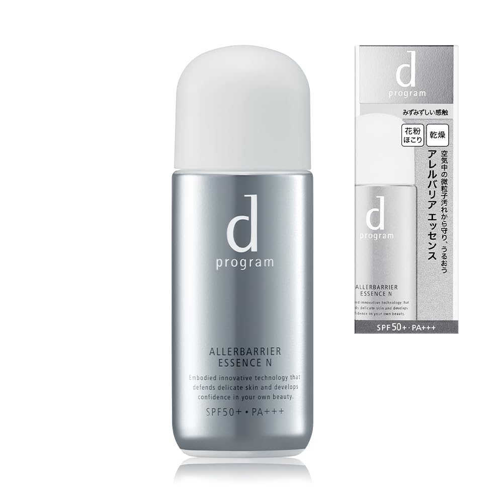 d program Allerbarrier Essence N, SPF50+ PA+++ Daytime Serum Sunscreen for Sensitive Skin, Fragrance-Free, 40 ml