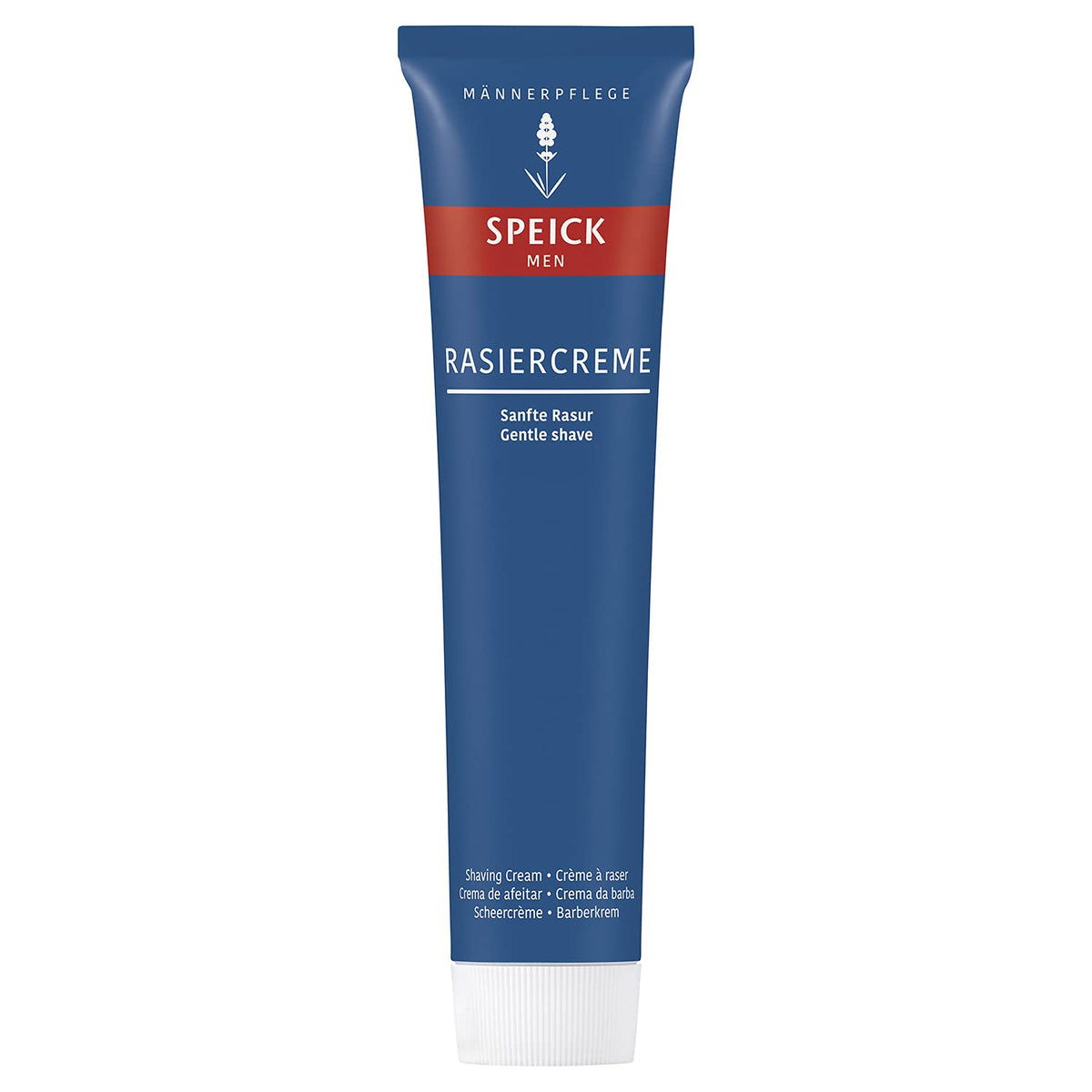 Speick Men Shaving Cream 75 g, Soap-Based Shaving Cream Tube with Beeswax, Plant Glycerin and Organic Valerian Extract, Imported from Germany