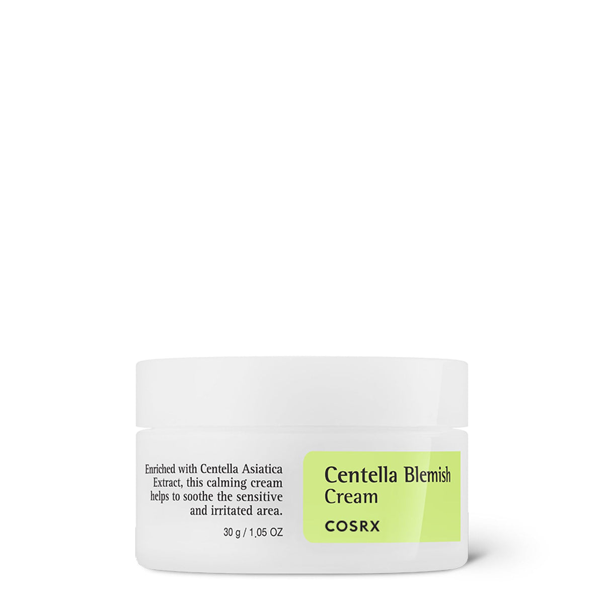 COSRX Centella Blemish Cream, Calming Centella Cream for Sensitive and Irritated Spots, 30 mL
