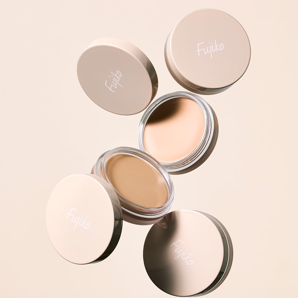 Fujiko Poreless Pore-Covering Cream, Beige Makeup Base and Touch-Up Primer for Pores and Redness, 10 g