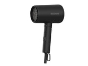 Koizumi Monochrome Hair Dryer KHD-9532/BK, 3.0 Cubic Metre Airflow Foldable Dryer with Low-Temperature Scalp Mode and Twin Negative Ions, Black